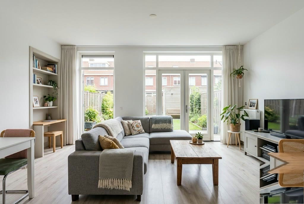Frisse hoekwoning met drie slaapkamers — Bijzonderlaan 12, Groningen (Vinkhuizen)
